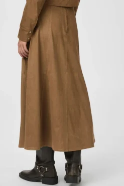 Hot Raya Faux Suede Skirt 166255 Sæt 🛍️|Nederdele
