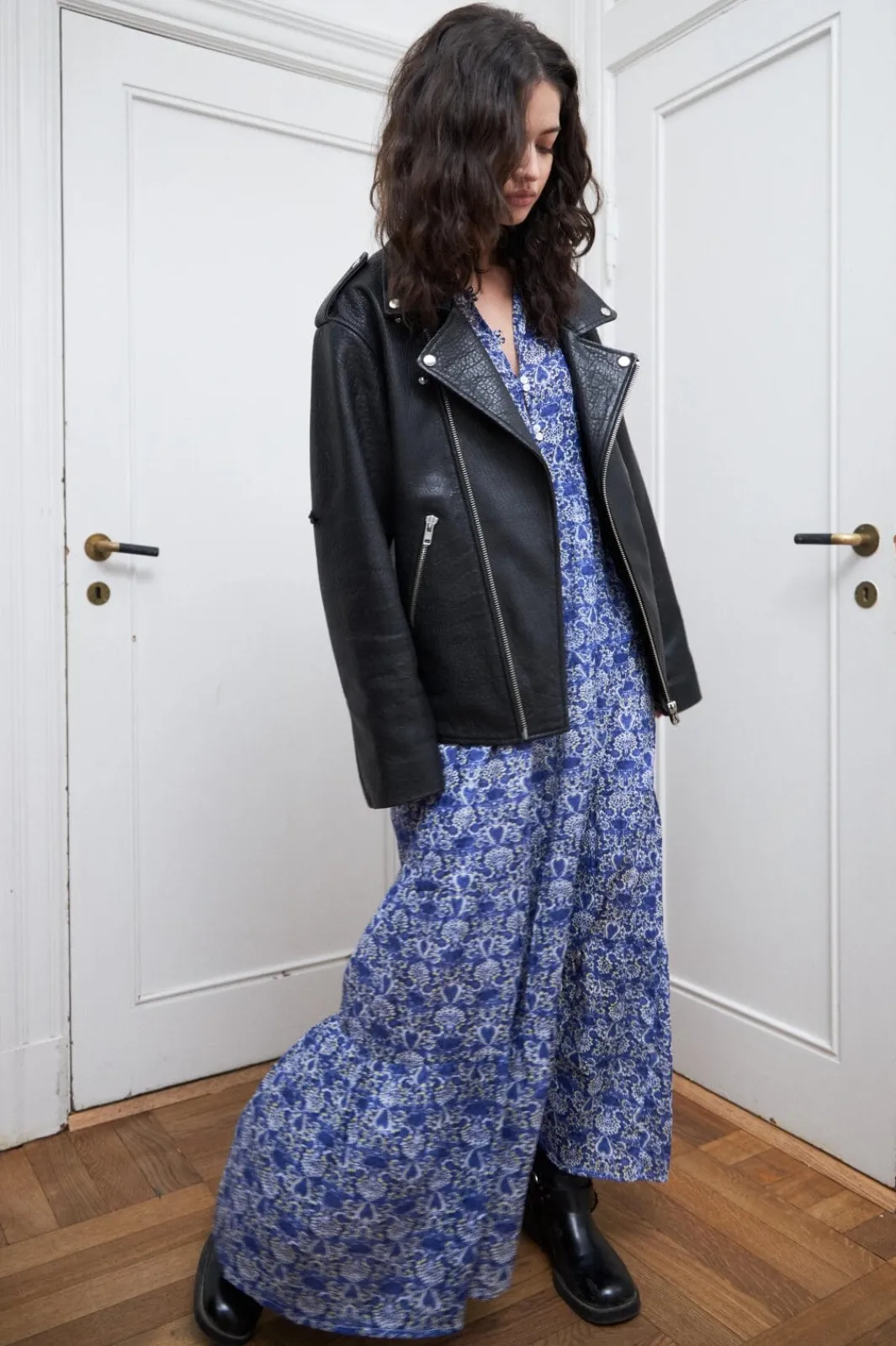 Discount Rayll Leather Jacket Os90042-6001 Overtøj & Jakker
