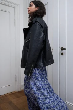 Discount Rayll Leather Jacket Os90042-6001 Overtøj & Jakker