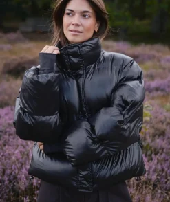 New Rhea Shiny Puffer Jacket 165094 Overtøj & Jakker