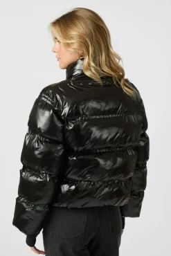 New Rhea Shiny Puffer Jacket 165094 Overtøj & Jakker