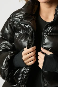 New Rhea Shiny Puffer Jacket 165094 Overtøj & Jakker