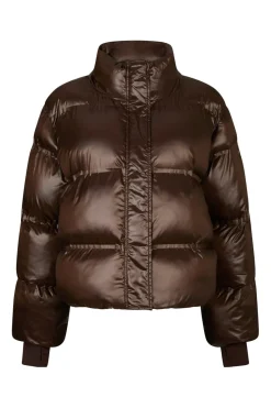 Outlet Rhea Shiny Puffer Jacket 165094 Overtøj & Jakker