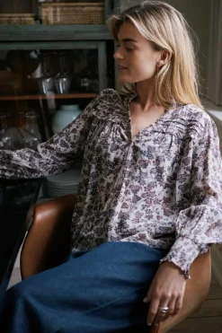 Neo Noir Bluser & Skjorter|Ammevenligt Tøj<Rhia Drapy Ivy Blouse 163797