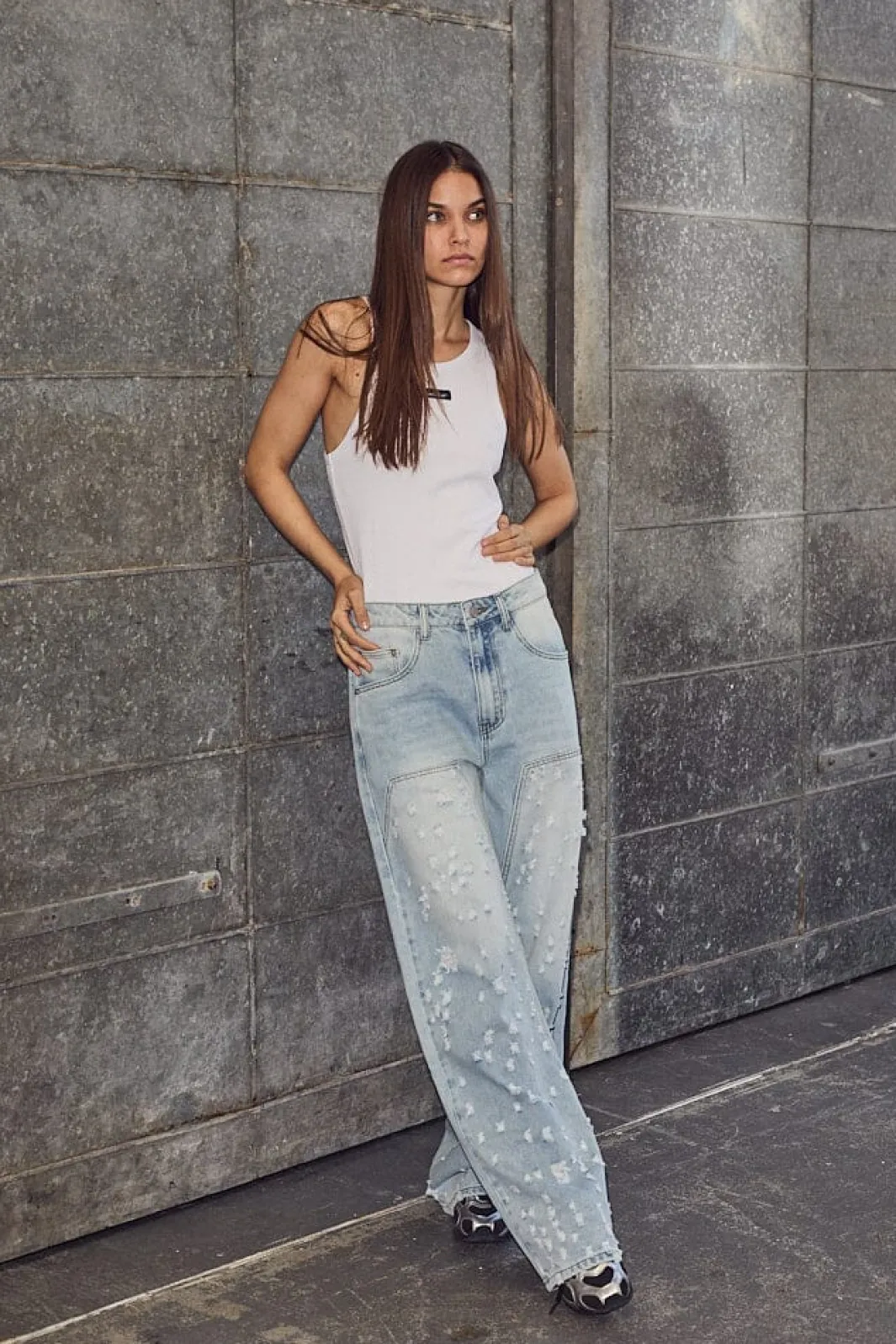 Rib Badge Tank HL10011 T-Shirts & Toppe