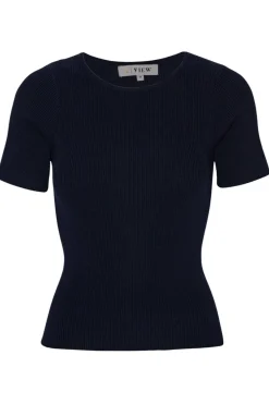 New Rib Knit Short Sleeve Top T-Shirts & Toppe