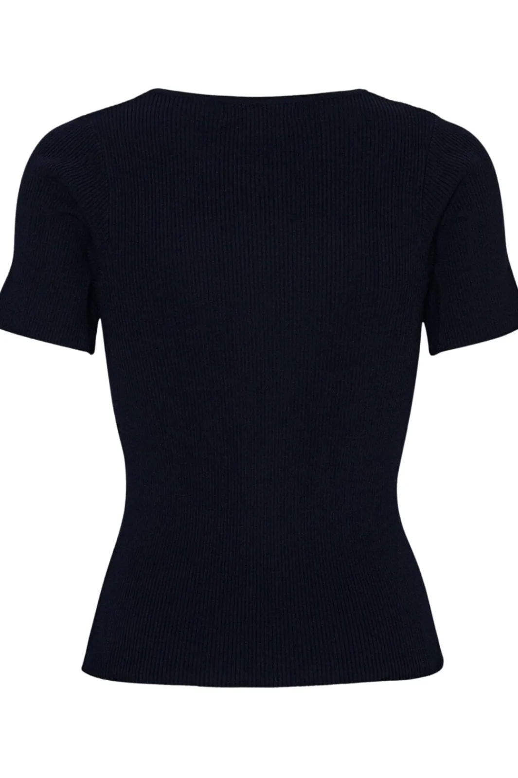 New Rib Knit Short Sleeve Top T-Shirts & Toppe