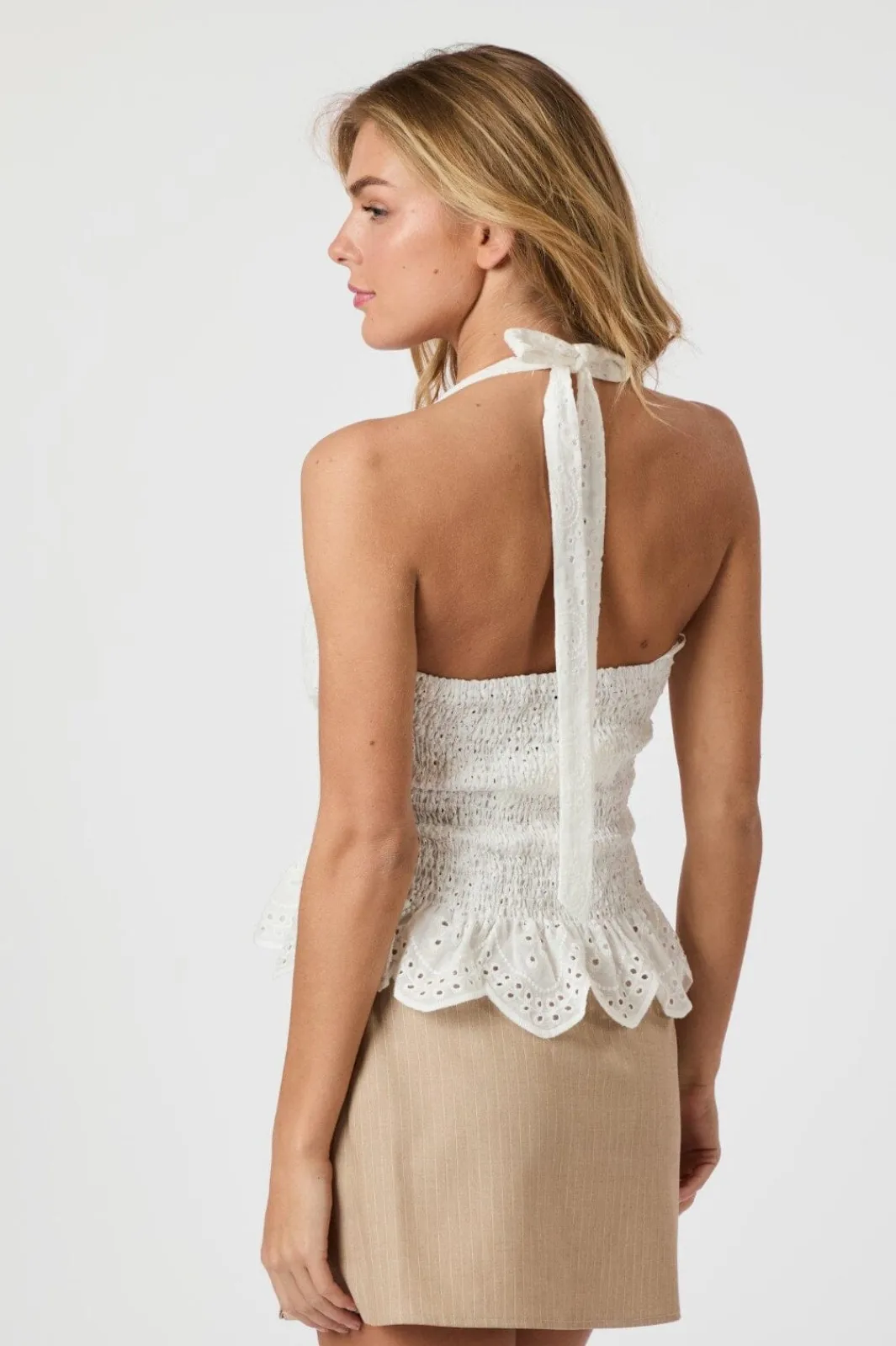 Neo Noir T-Shirts & Toppe<Ribbi Halter Neck Top 165134