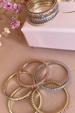 Ringe med sten Ringe
