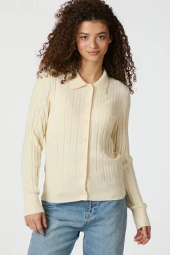 Neo Noir Cardigans|Ammevenligt Tøj<Rio Solid Knit Cardigan 164579