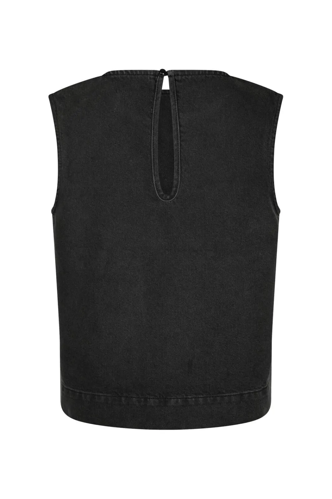 Neo Noir T-Shirts & Toppe<Rissa Bedazzled Denim Top 164461