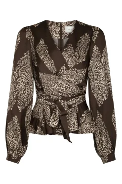 Neo Noir Bluser & Skjorter<Rista Paisley Drop Blouse 166208