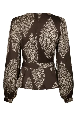 Neo Noir Bluser & Skjorter<Rista Paisley Drop Blouse 166208
