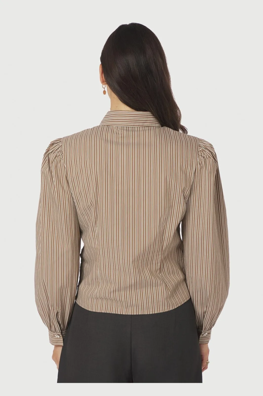 Online Ritta Stripe Shirt 167224 Bluser & Skjorter|Ammevenligt Tøj