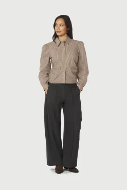 Online Ritta Stripe Shirt 167224 Bluser & Skjorter|Ammevenligt Tøj