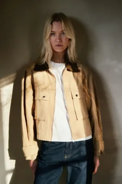 Neo Noir Overtøj & Jakker<Rivera Canvas Boxy Jacket 164402