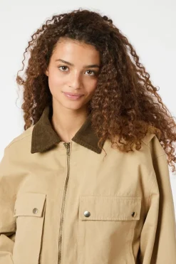 Neo Noir Overtøj & Jakker<Rivera Canvas Boxy Jacket 164402