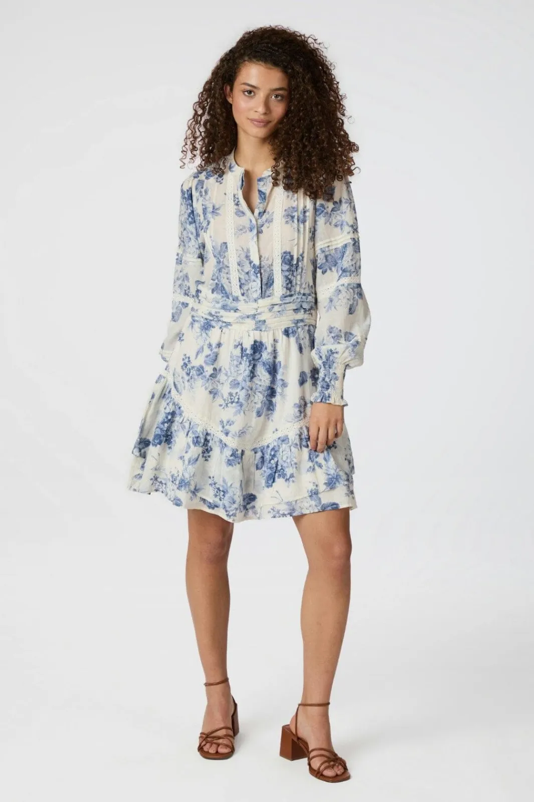 Online Roberta Flower Flow Dress 165425 Kjoler|Ammevenligt Tøj