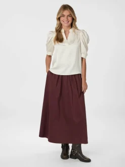Neo Noir Bluser & Skjorter<Roella Heavy Sateen Blouse 162590