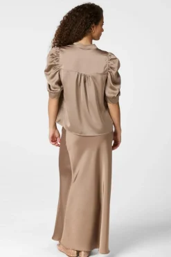 Neo Noir Bluser & Skjorter|Sæt 🛍️<Roella Heavy Sateen Blouse 162590