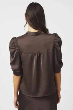 Neo Noir Bluser & Skjorter<Roella Heavy Sateen Blouse 162590