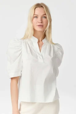 New Roella Poplin Blouse 164283 Bluser & Skjorter