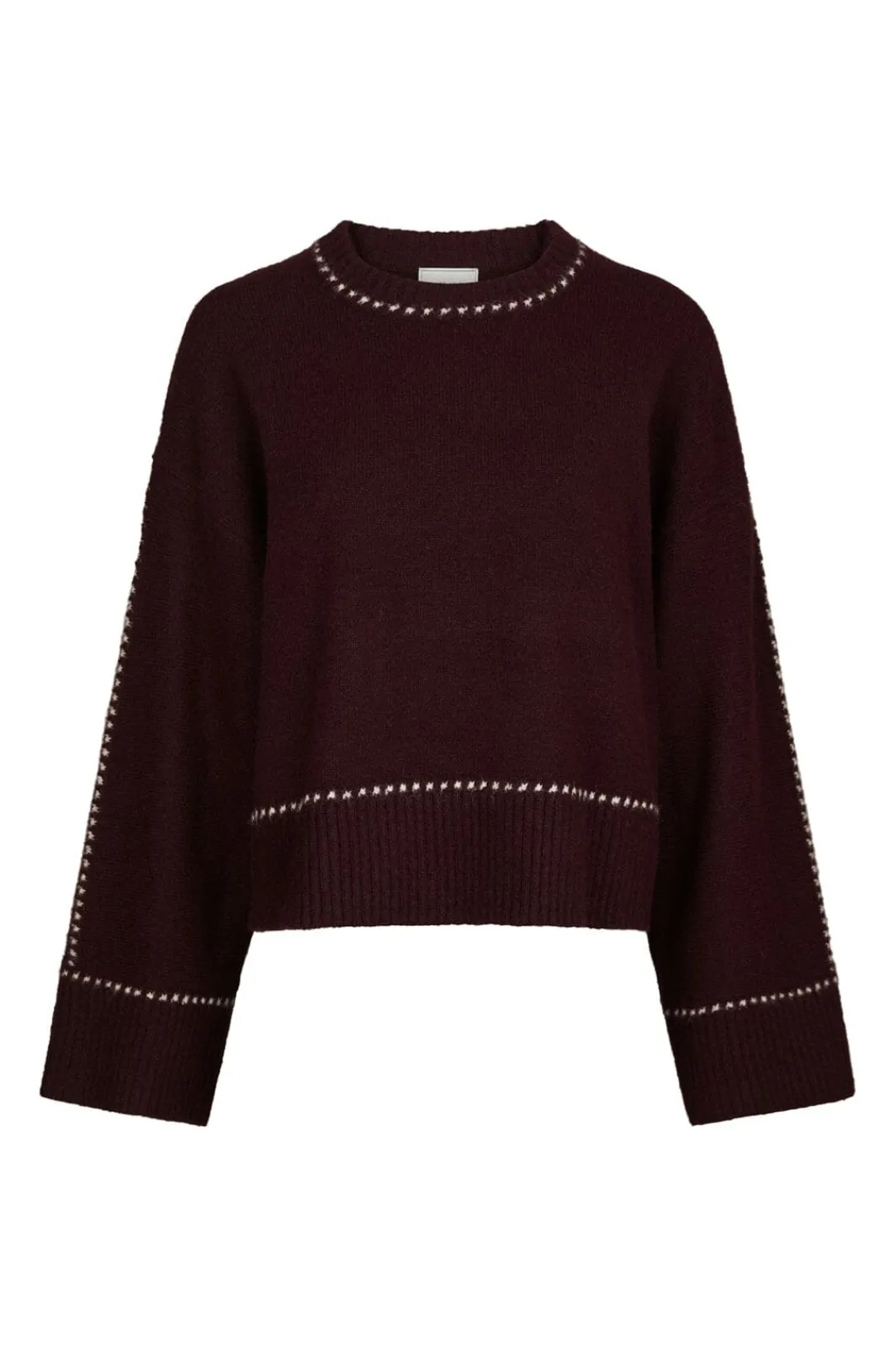Neo Noir Strik|Bluser & Skjorter<Roeme Knit Stitch Blouse 164818