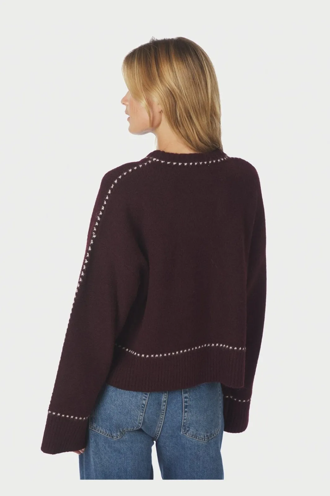 Neo Noir Strik|Bluser & Skjorter<Roeme Knit Stitch Blouse 164818