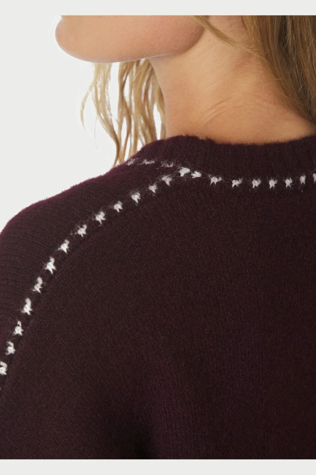 Neo Noir Strik|Bluser & Skjorter<Roeme Knit Stitch Blouse 164818