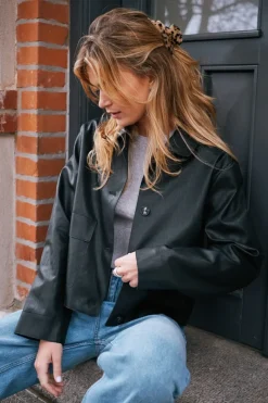 Outlet Romana Faux Pu Jacket 164349 Overtøj & Jakker