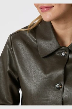 Discount Romana Faux Pu Jacket 164349 Overtøj & Jakker