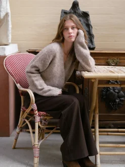 Outlet Ronia Fluffy Wrap Knit Cardigan 166619 Cardigans|Ammevenligt Tøj
