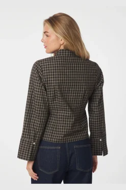 Discount Rosa Mini Check Shirt 167089 Bluser & Skjorter|Ammevenligt Tøj