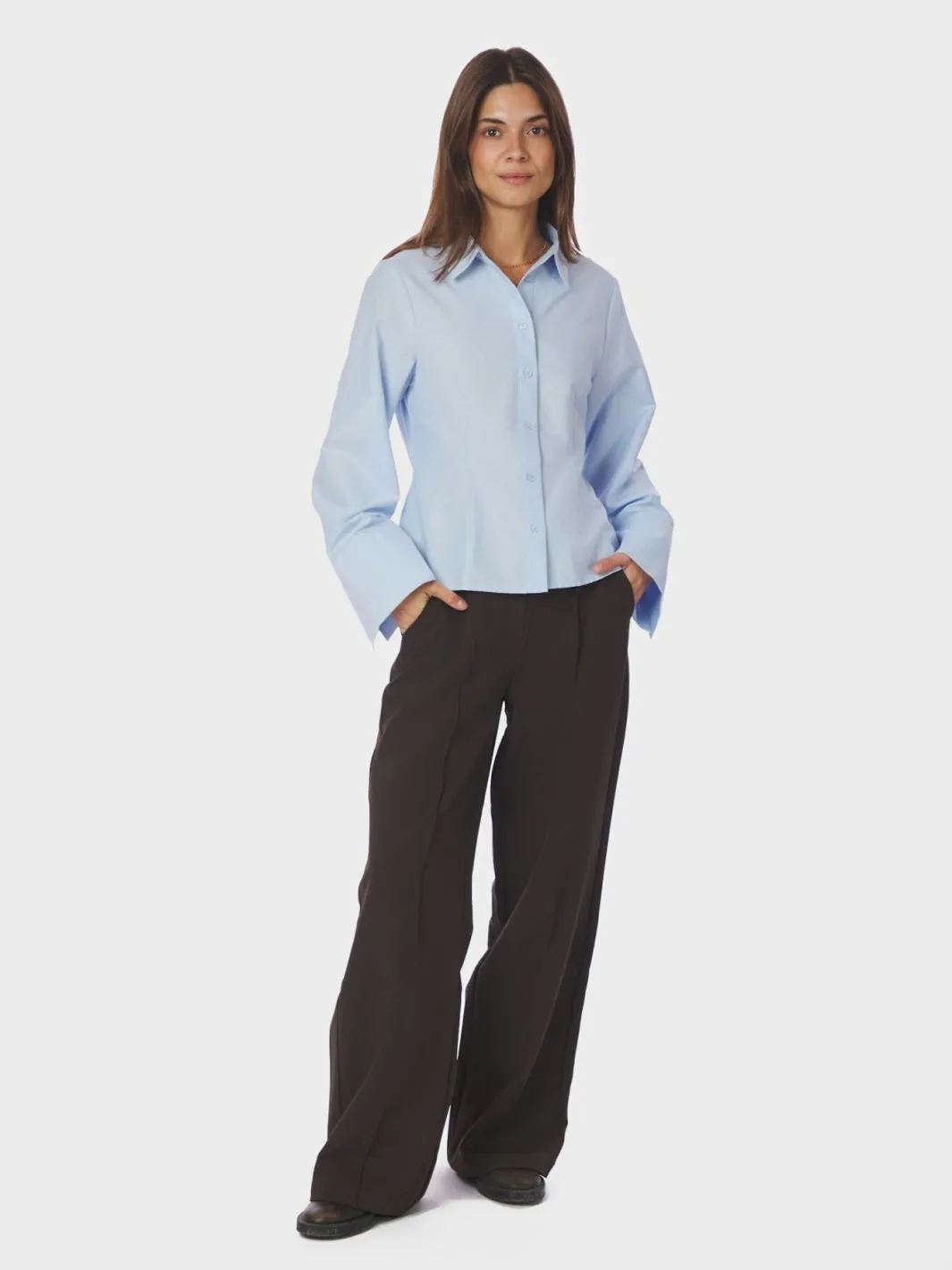 Neo Noir Bluser & Skjorter|Ammevenligt Tøj<Rosa Oxford Shirt 168083