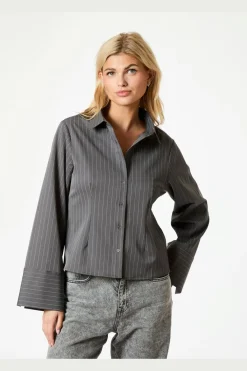 Neo Noir Bluser & Skjorter|Ammevenligt Tøj<Rosa Pinstripe Shirt