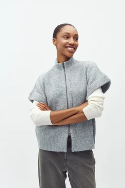 MbyM Strik|Bluser & Skjorter<Roselina Short-M 50529858