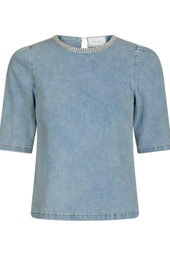 Clearance Rosia Denim Emb Top 165734 Bluser & Skjorter