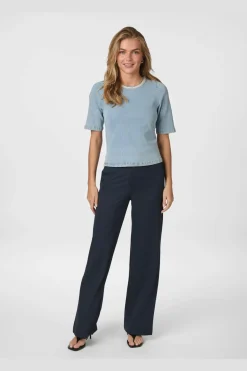 Clearance Rosia Denim Emb Top 165734 Bluser & Skjorter