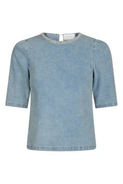 Clearance Rosia Denim Emb Top 165734 Bluser & Skjorter