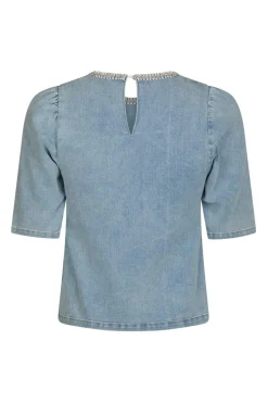 Clearance Rosia Denim Emb Top 165734 Bluser & Skjorter