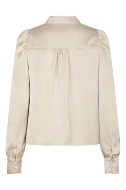 Neo Noir Bluser & Skjorter<Rosslyn Heavy Sateen Blouse 163769