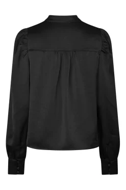 Neo Noir Bluser & Skjorter<Rosslyn Heavy Sateen Blouse 163769