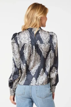 Neo Noir Bluser & Skjorter<Rosslyn Paisley Drop Blouse 163976