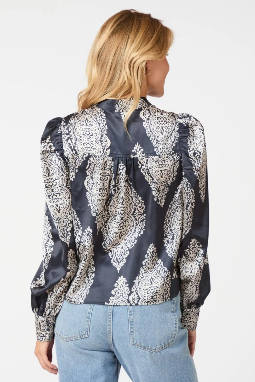 Neo Noir Bluser & Skjorter<Rosslyn Paisley Drop Blouse 163976