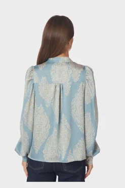 Neo Noir Bluser & Skjorter<Rosslyn Paisley Drop Blouse 163976