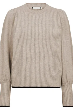 Co´Couture Strik|Bluser & Skjorter<Rowcc O-Puff Knit 32137