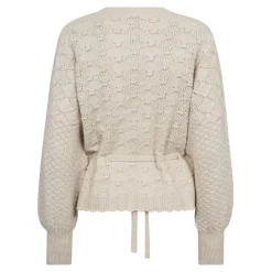 Online Rowcc Pointelle Tie Cardigan 32241 Cardigans|Ammevenligt Tøj