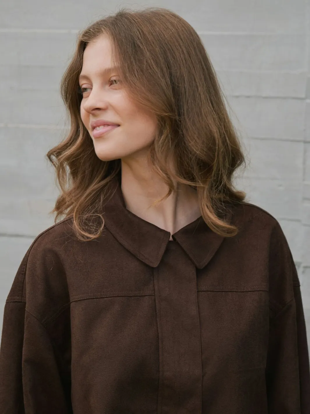 Outlet Rubby Faux Suede Jacket 166554 Overtøj & Jakker
