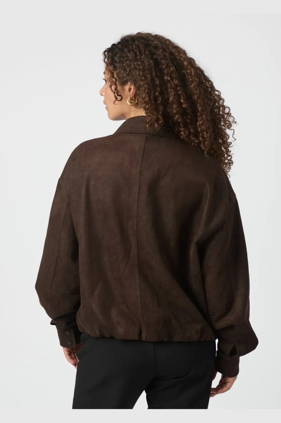 Outlet Rubby Faux Suede Jacket 166554 Overtøj & Jakker