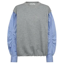 Clearance Sabinacc Mix Shirt Sweat 47010 Bluser & Skjorter